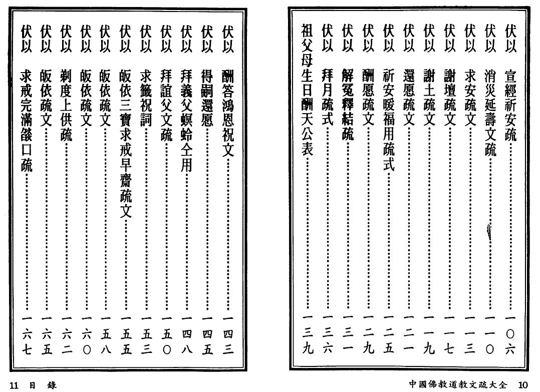 高铭德《中国佛教道教文疏大全》上下册 国学古籍 第4张