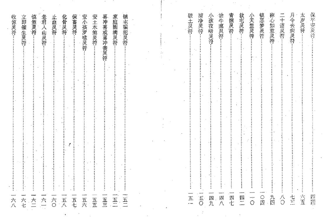 元光大师《茅山符咒奇术》159页双页版 易学 第3张